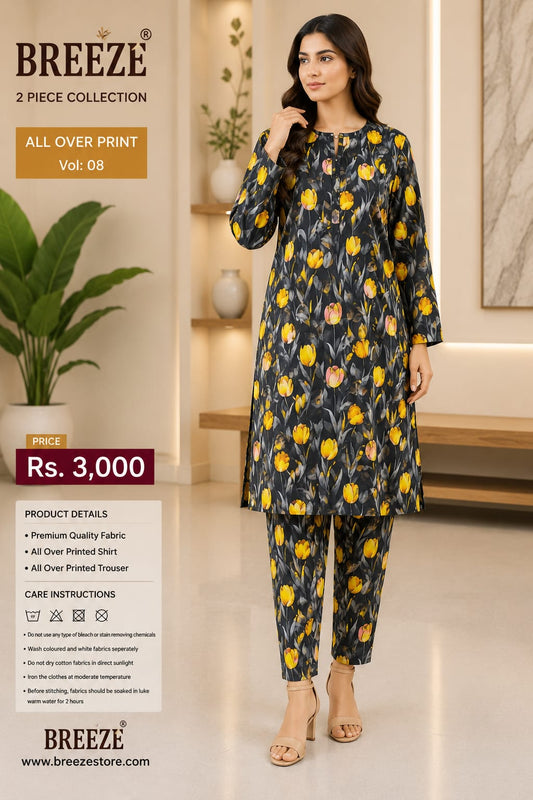 Breeze 2 Piece Lawn Suit – Azmeer
