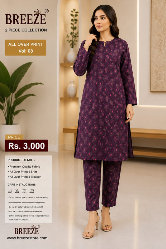 Breeze 2 Piece Lawn Suit – Azmeer