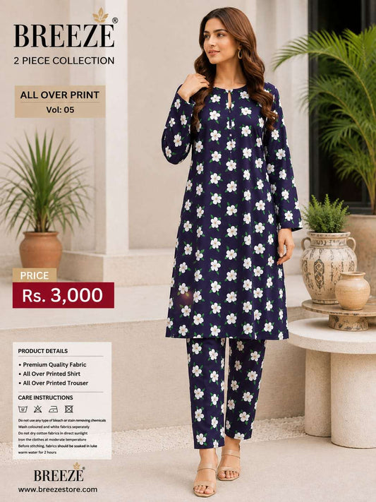 Breeze 2 Piece Lawn Suit – Azmeer