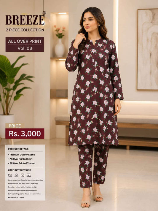 Breeze 2 Piece Lawn Suit – Azmeer