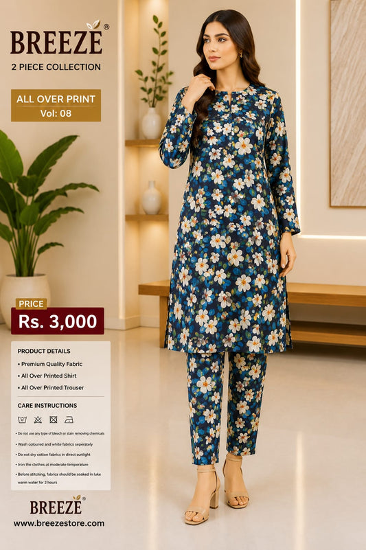 Breeze 2 Piece Lawn Suit – Azmeer