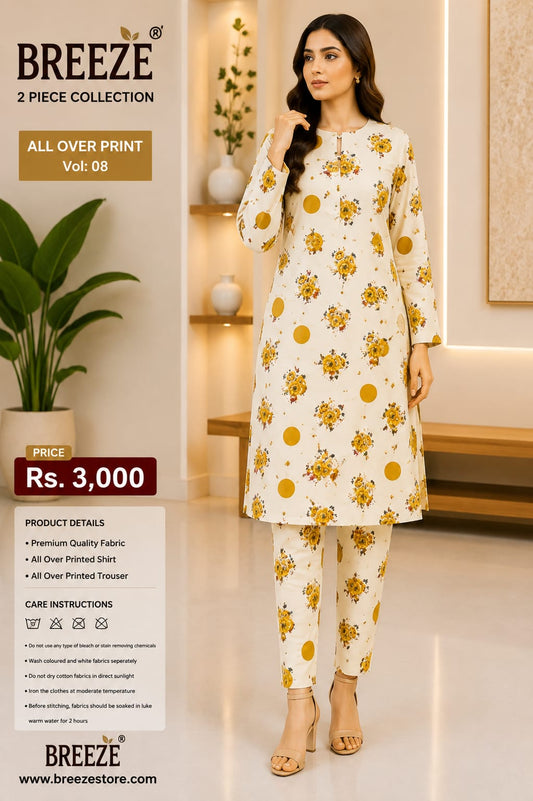 Breeze 2 Piece Lawn Suit – Azmeer